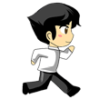 Running boy